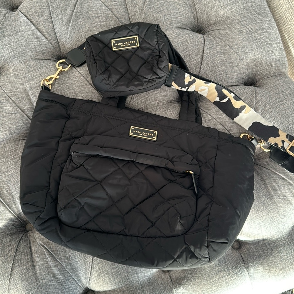 Like NEW! Marc Jacob’s Quilted Nylon Diaper Bag!